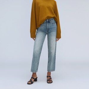 Everlane The Rigid Way-High® Jean, Size 29, 27.5" Inseam, Vintage Light Wash